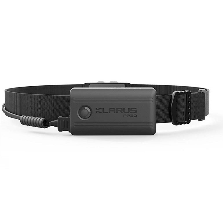 KLARUS HR1 PLUS RECHARGEABLE RUNNING HEADLAMP - 600 LUMENS (2000MAH LI-ION BATTERY PACK INCLUDED) - BLACK