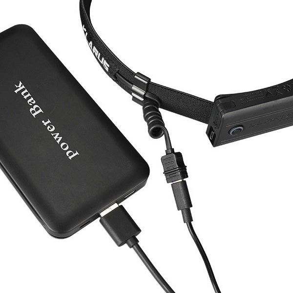 KLARUS HR1 PLUS RECHARGEABLE RUNNING HEADLAMP - 600 LUMENS (2000MAH LI-ION BATTERY PACK INCLUDED) - BLACK