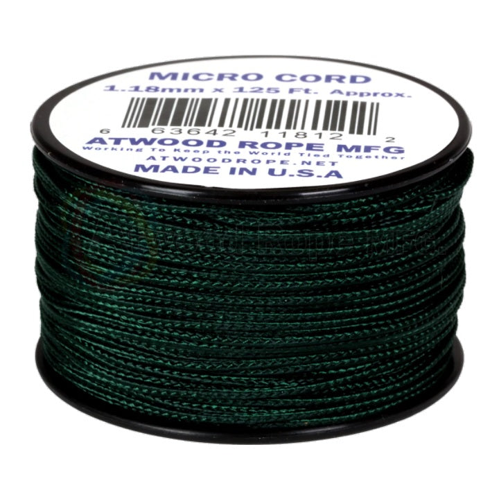ATWOOD ROPE MFG MICRO CORD (125FT) - HUNTER