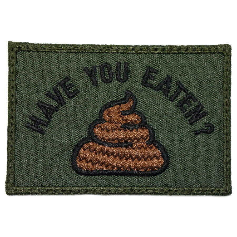 HAVE YOU EATEN PATCH - OD GREEN
