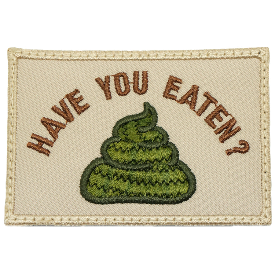 HAVE YOU EATEN PATCH - KHAKI