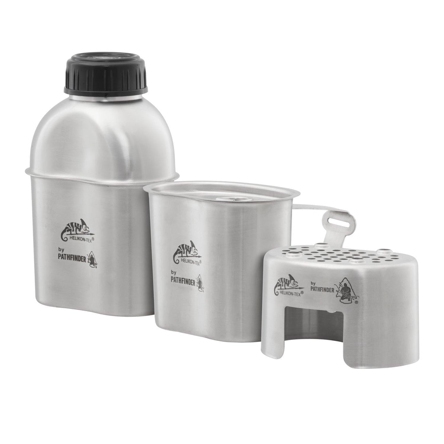 HELIKON-TEX PATHFINDER CANTEEN COOKING SET - 304 GRADE STAINLESS STEEL