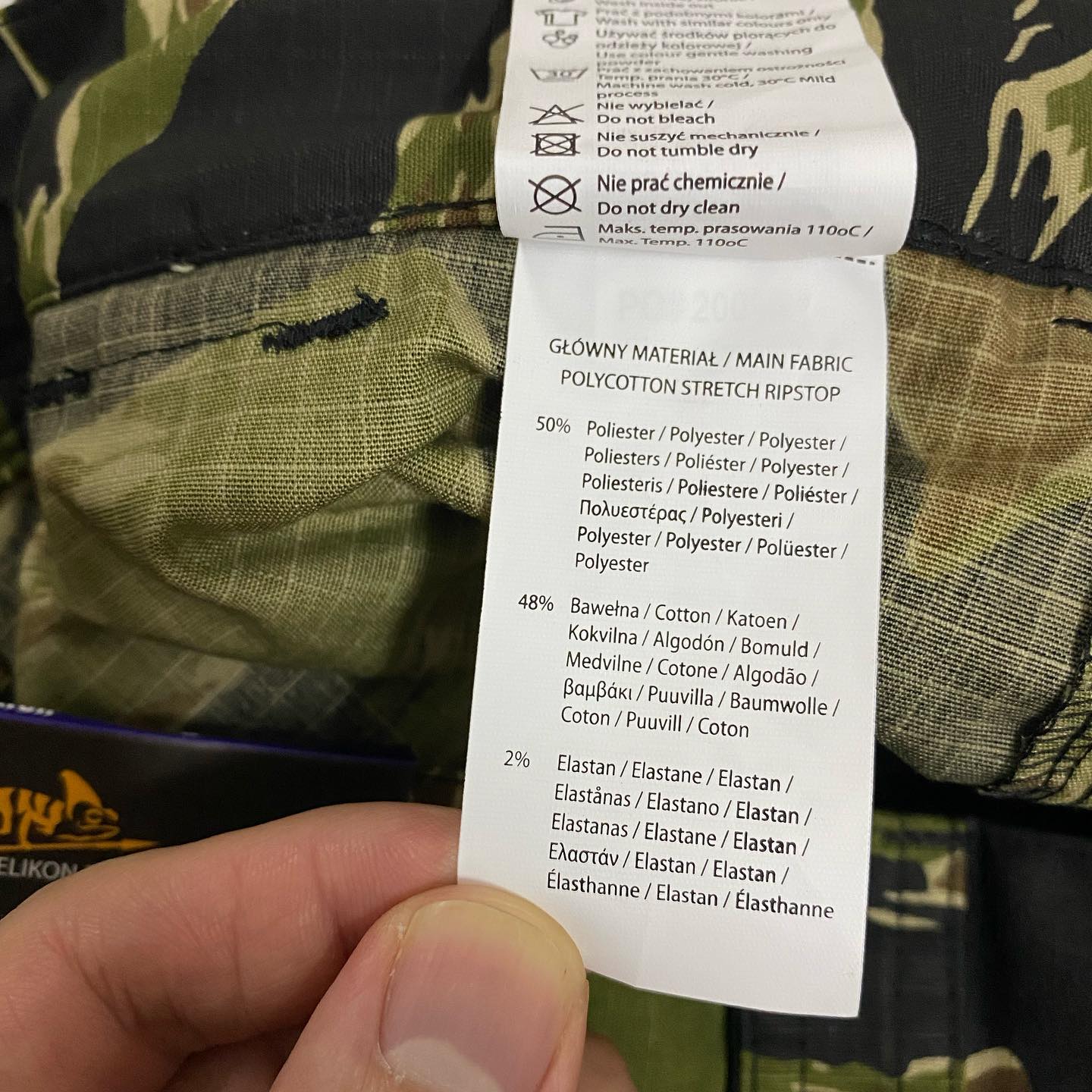 HELIKON-TEX URBAN TACTICAL SHORTS 11" - POLYCOTTON RIPSTOP (TIGER STRIPE)