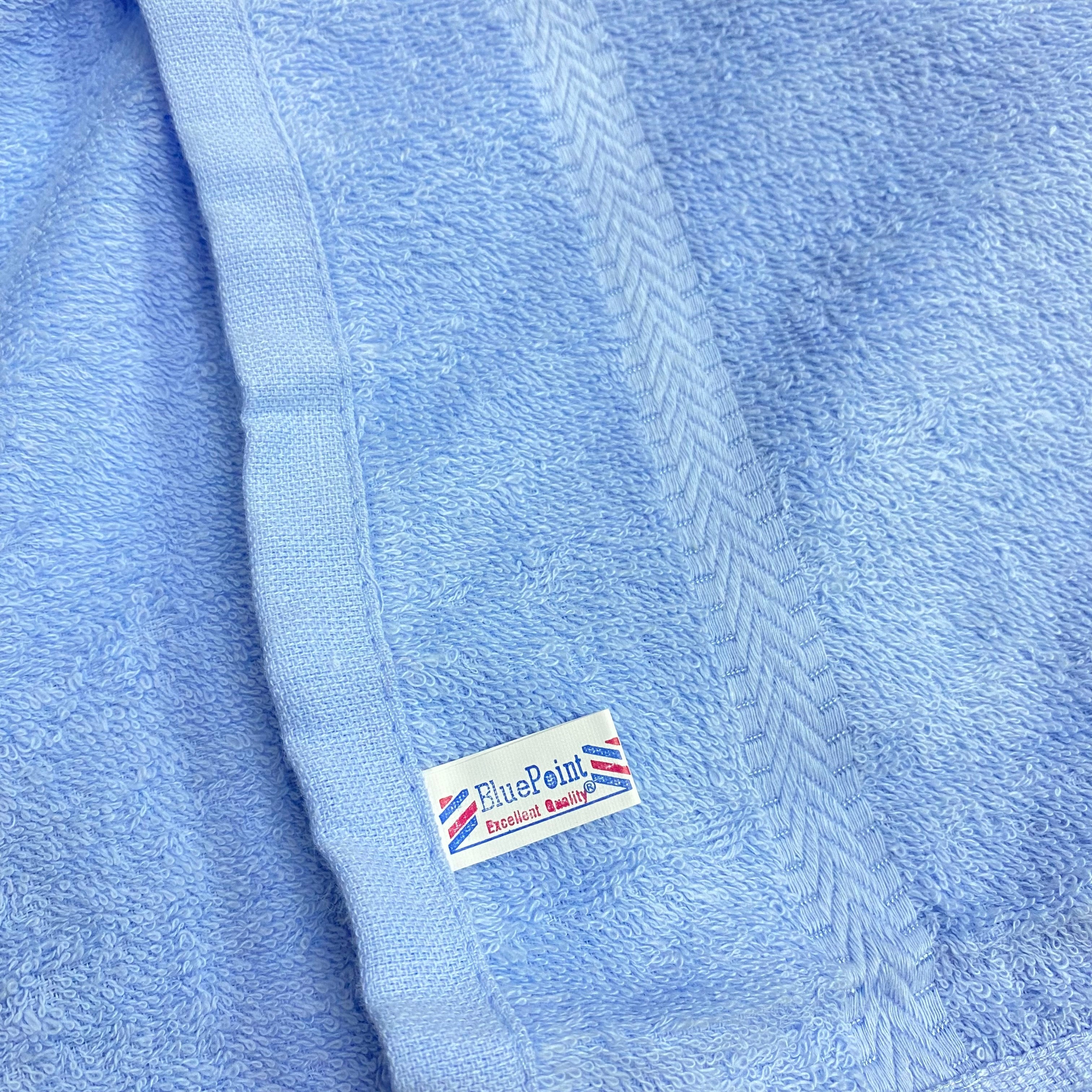BLUEPOINT 100% COTTON TOWEL - LIGHT BLUE