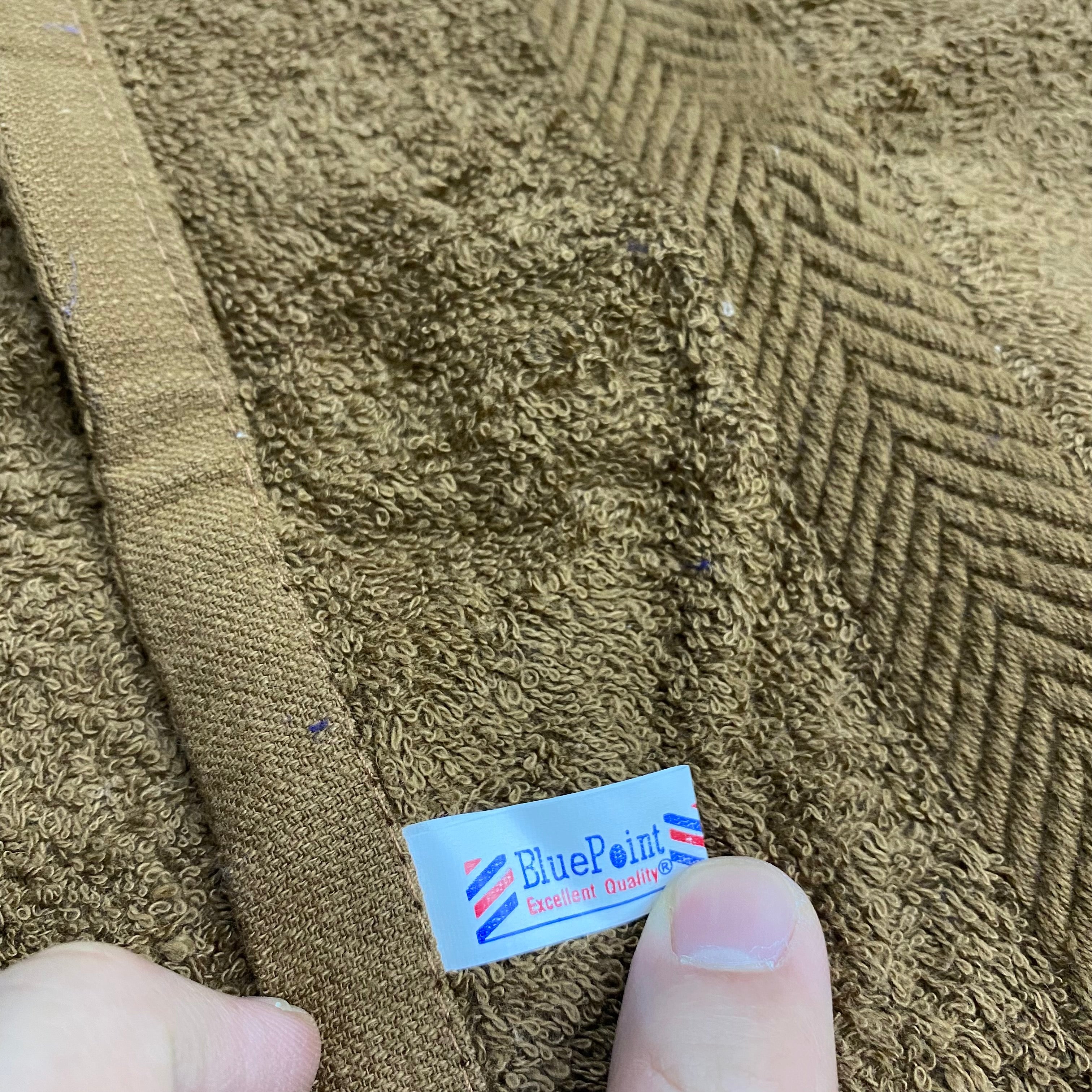 BLUEPOINT 100% COTTON TOWEL (WITH RIBBON WEAVING)