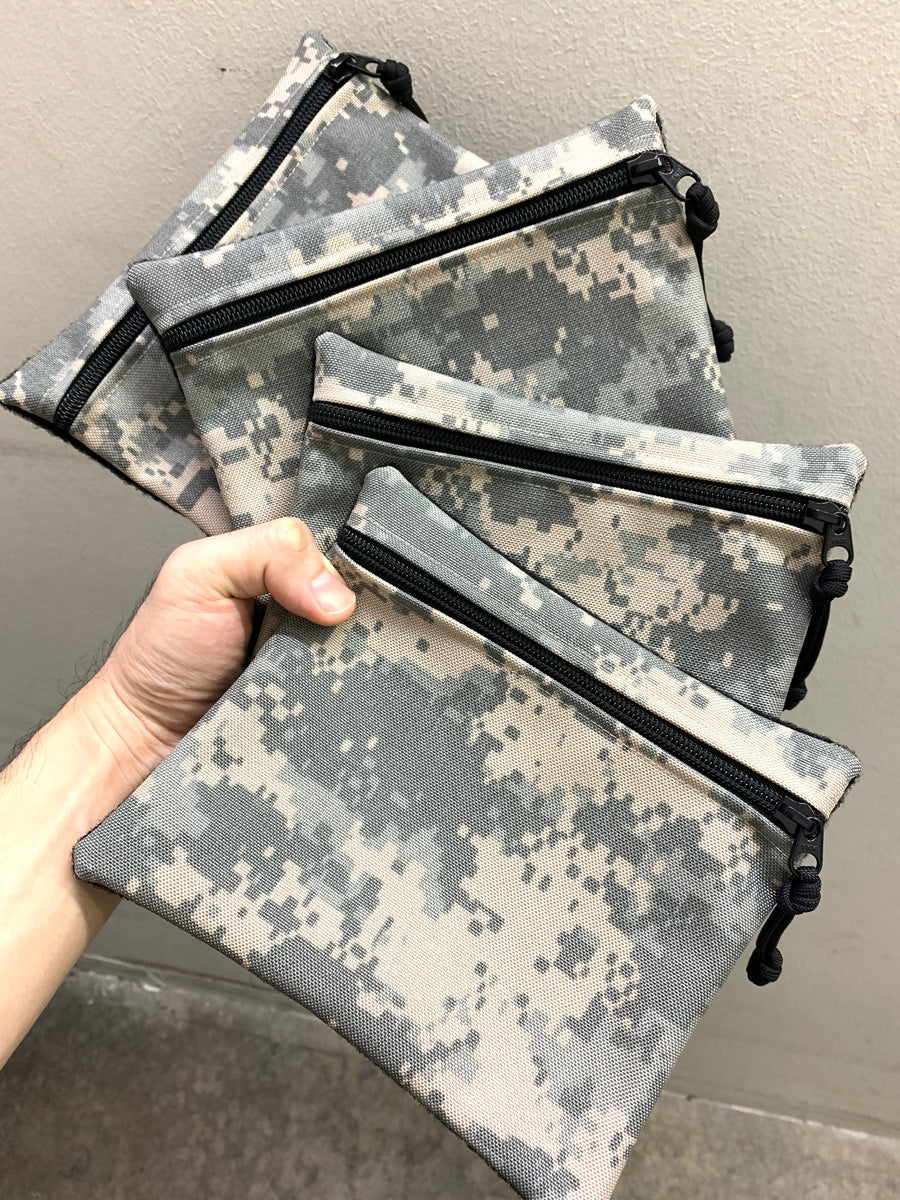 MIL-SPEC EDC POUCH HOOK SIDE VELCRO - 1000 DENIER CORDURA (ACU CAMO)