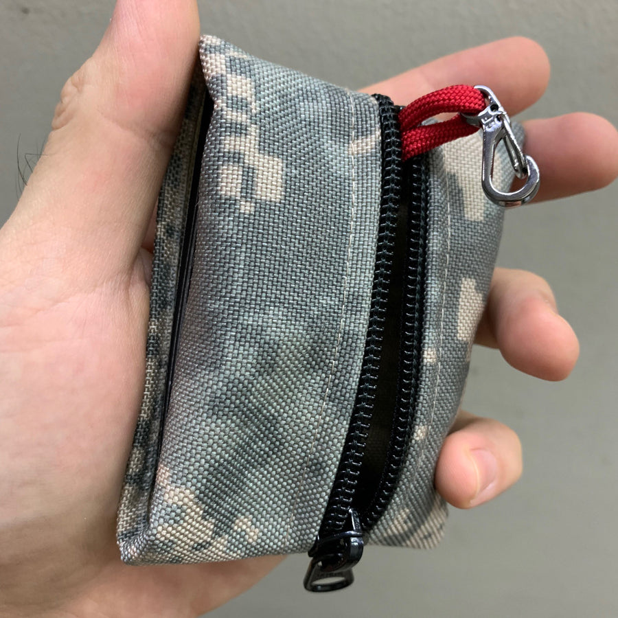 MIL-SPEC KEY WALLET WITH CARD POCKET - 1000 DENIER CORDURA (ACU CAMO)