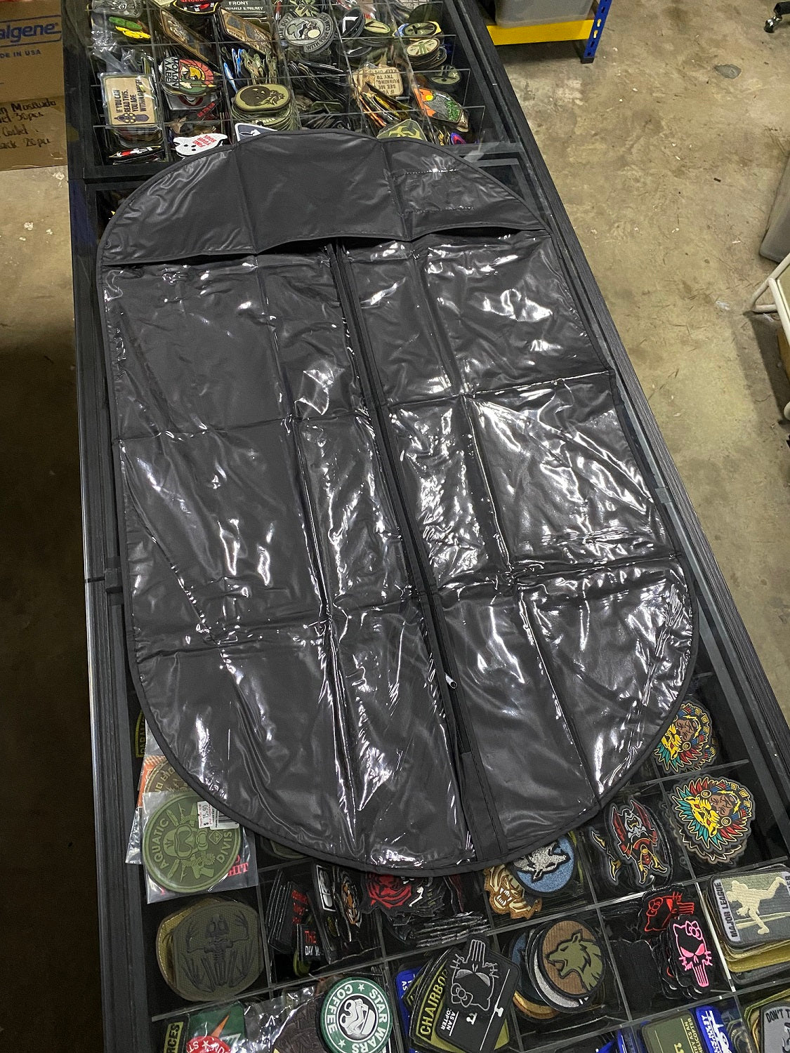 SOLDIERTALK COAT COVER - BLACK