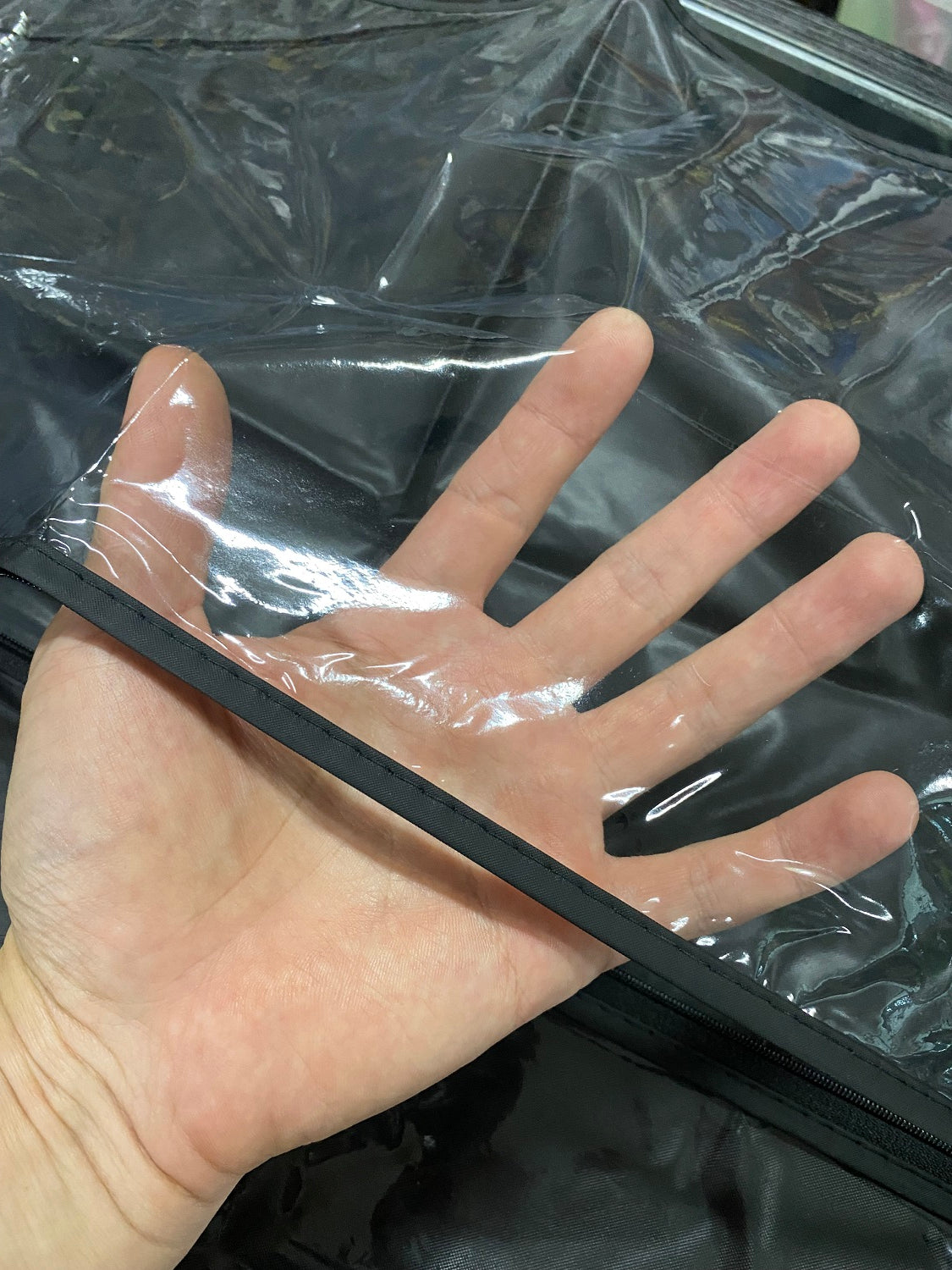 SOLDIERTALK COAT COVER - BLACK