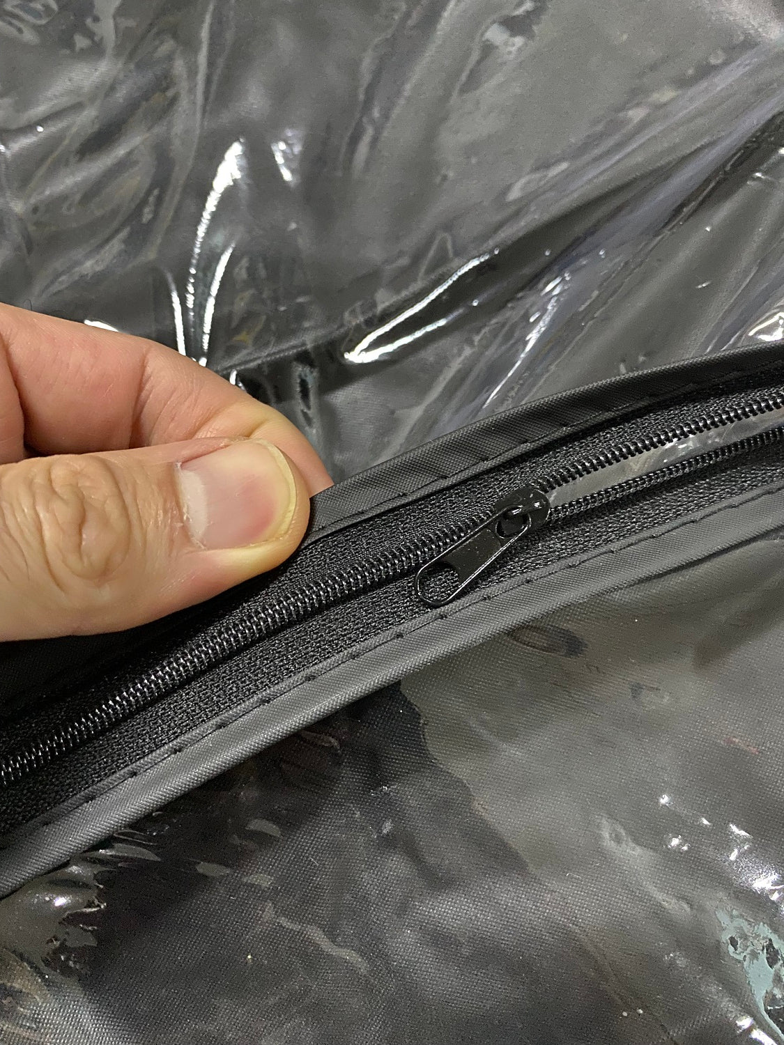 SOLDIERTALK COAT COVER - BLACK