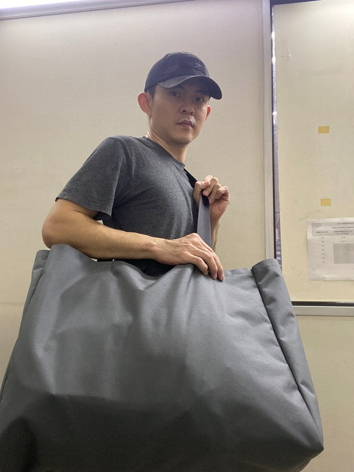 MIL-SPEC BIG BIG TOTE BAG - 1000 DENIER CORDURA (STEEL GRAY)