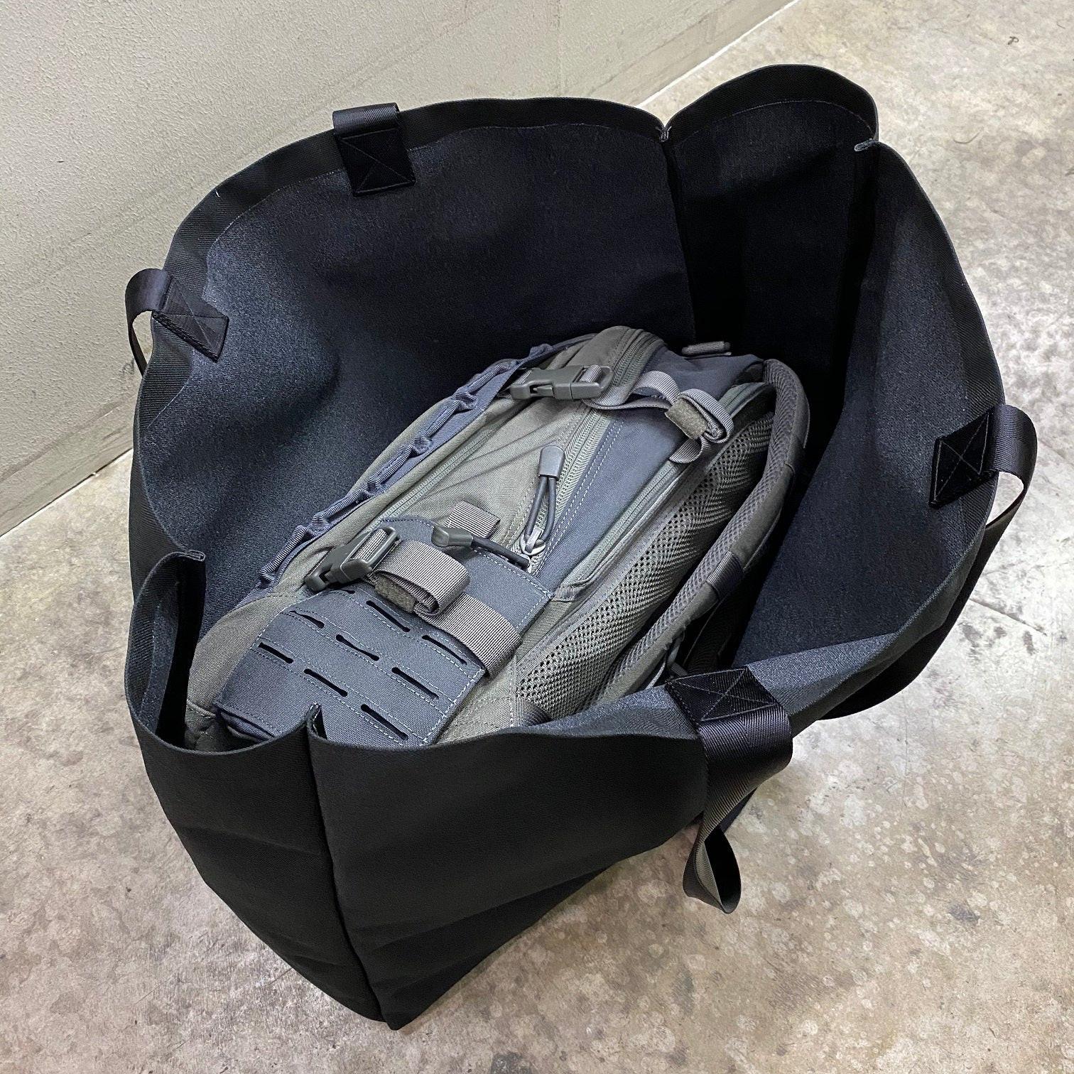 MIL-SPEC BIG BIG TOTE BAG - 1000 DENIER CORDURA (BLACK)