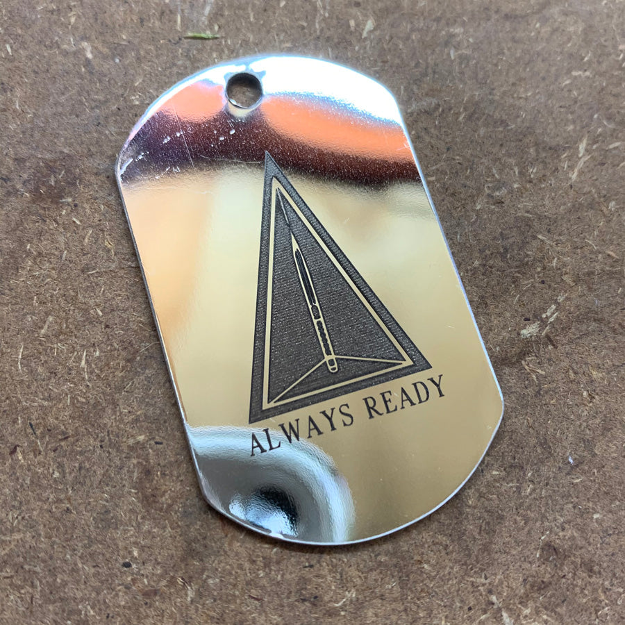 LOGO DOG TAG - STAINLESS STEEL (ADF)