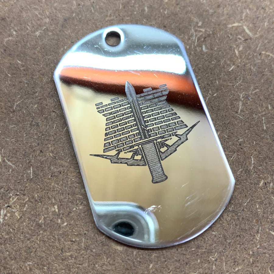 LOGO DOG TAG - STAINLESS STEEL (ENGINEER)