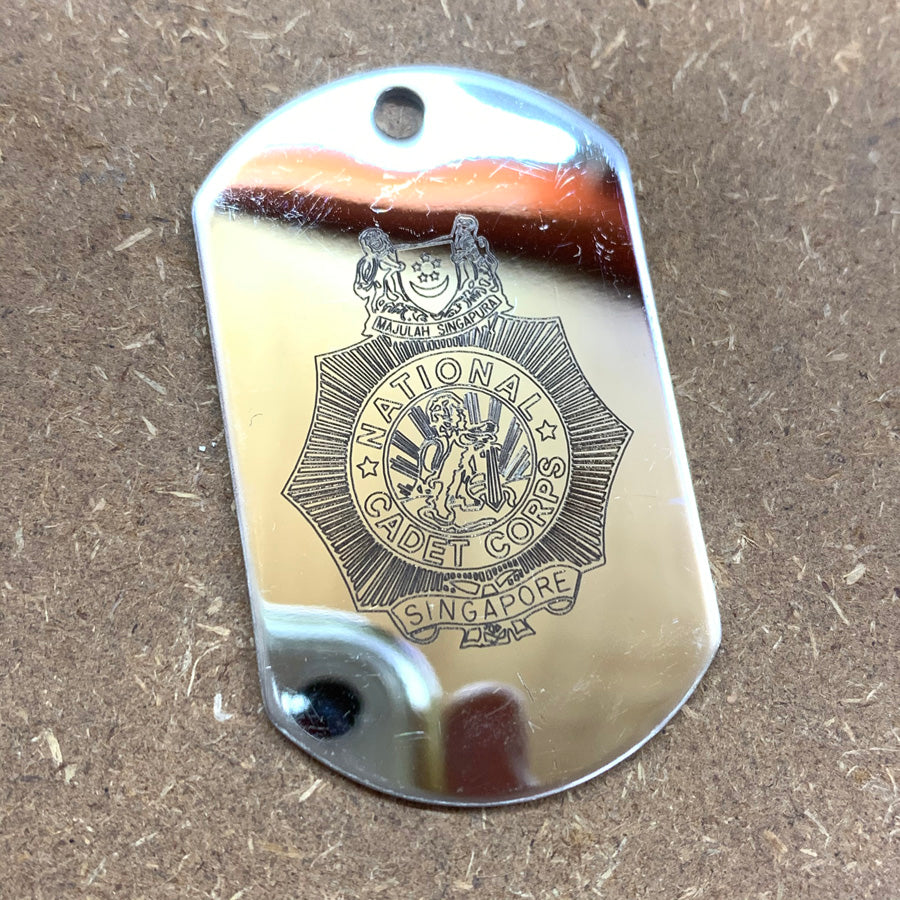 LOGO DOG TAG - STAINLESS STEEL (NCC)