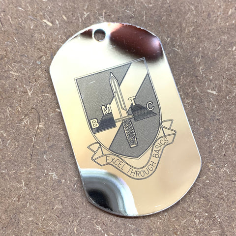 LOGO DOG TAG - STAINLESS STEEL (BMTC)