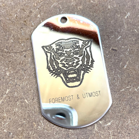 LOGO DOG TAG - STAINLESS STEEL (3RD SINGAPORE DIVISION)
