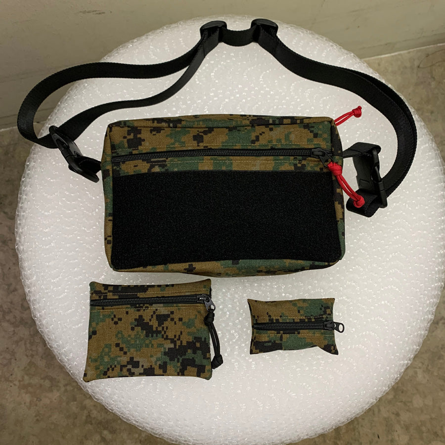 MIL-SPEC SHOULDER SLING BAG - 1000 DENIER CORDURA (U.S. WOODLAND DIGITAL)
