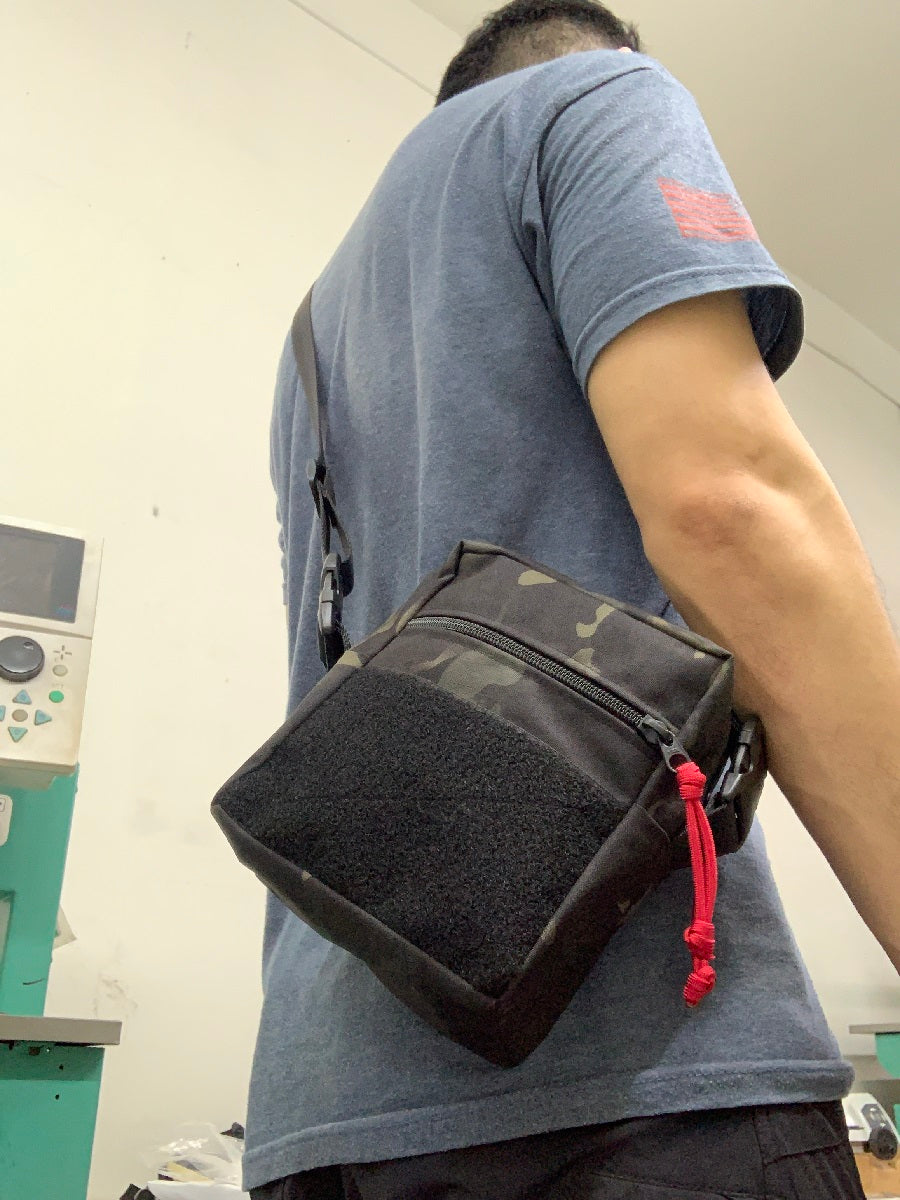 MIL-SPEC COVERT POCKET SLING BAG - 1000D CORDURA (DIGITAL WOODLAND)