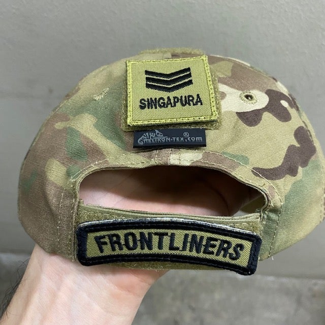 MINI SAF RANK PATCH - PTE (OLIVE GREEN)