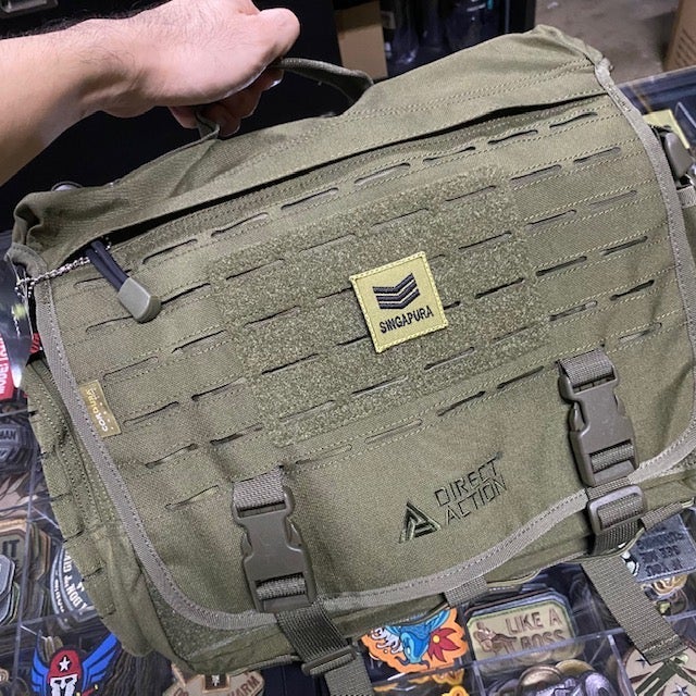 MINI SAF RANK PATCH - 2WO (OLIVE GREEN)