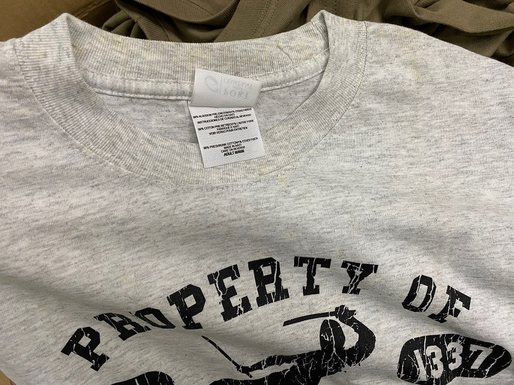 MSM NINJA ACADEMY T-SHIRT - ATHLETIC GREY