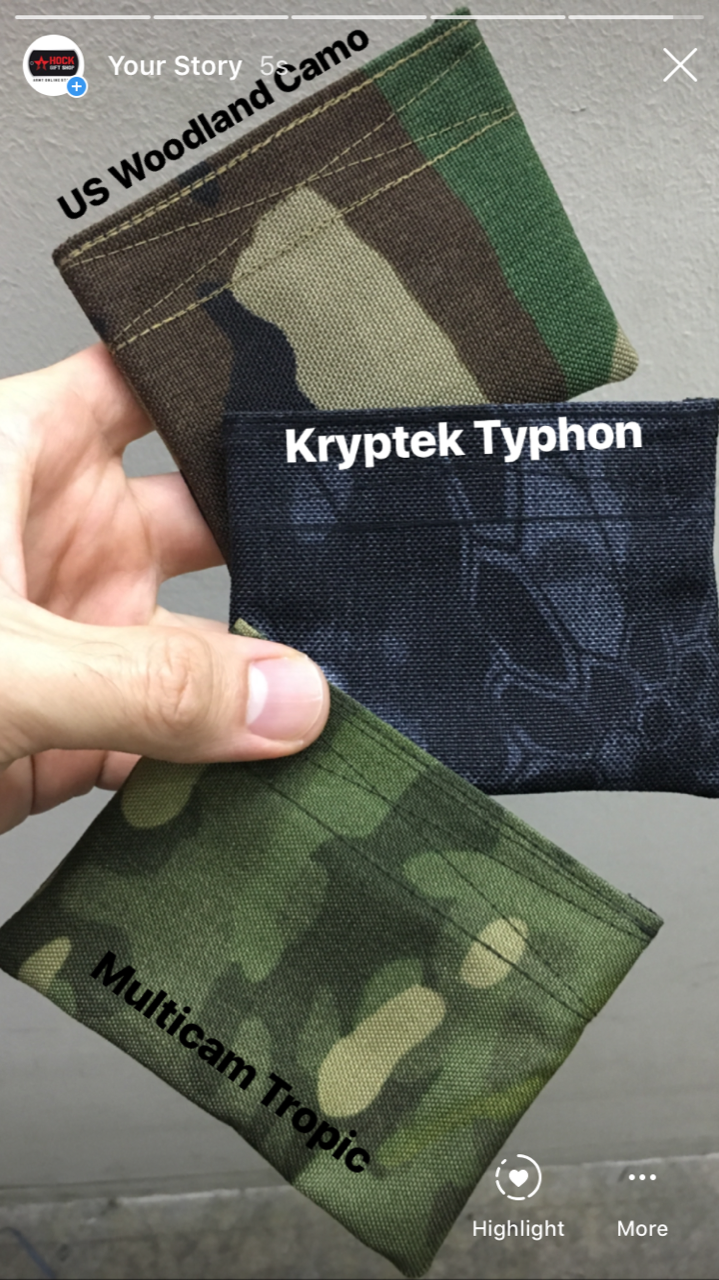 MIL-SPEC LARGE COIN PURSE - 1000 DENIER CORDURA (KRYPTEK TYPHON)