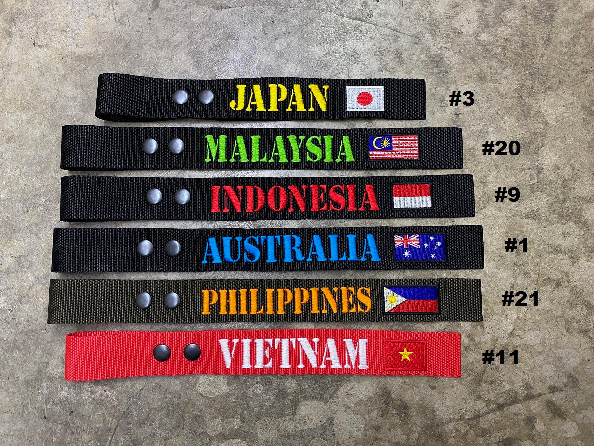 LUGGAGE TAG CUSTOMIZATION WITH MALAYSIA FLAG