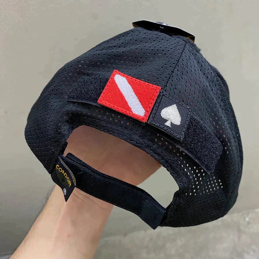 1" MINI HEART PATCH - BLACK RED