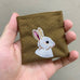 MIL-SPEC COIN PURSE WITH RABBIT EMBROIDERY - COYOTE