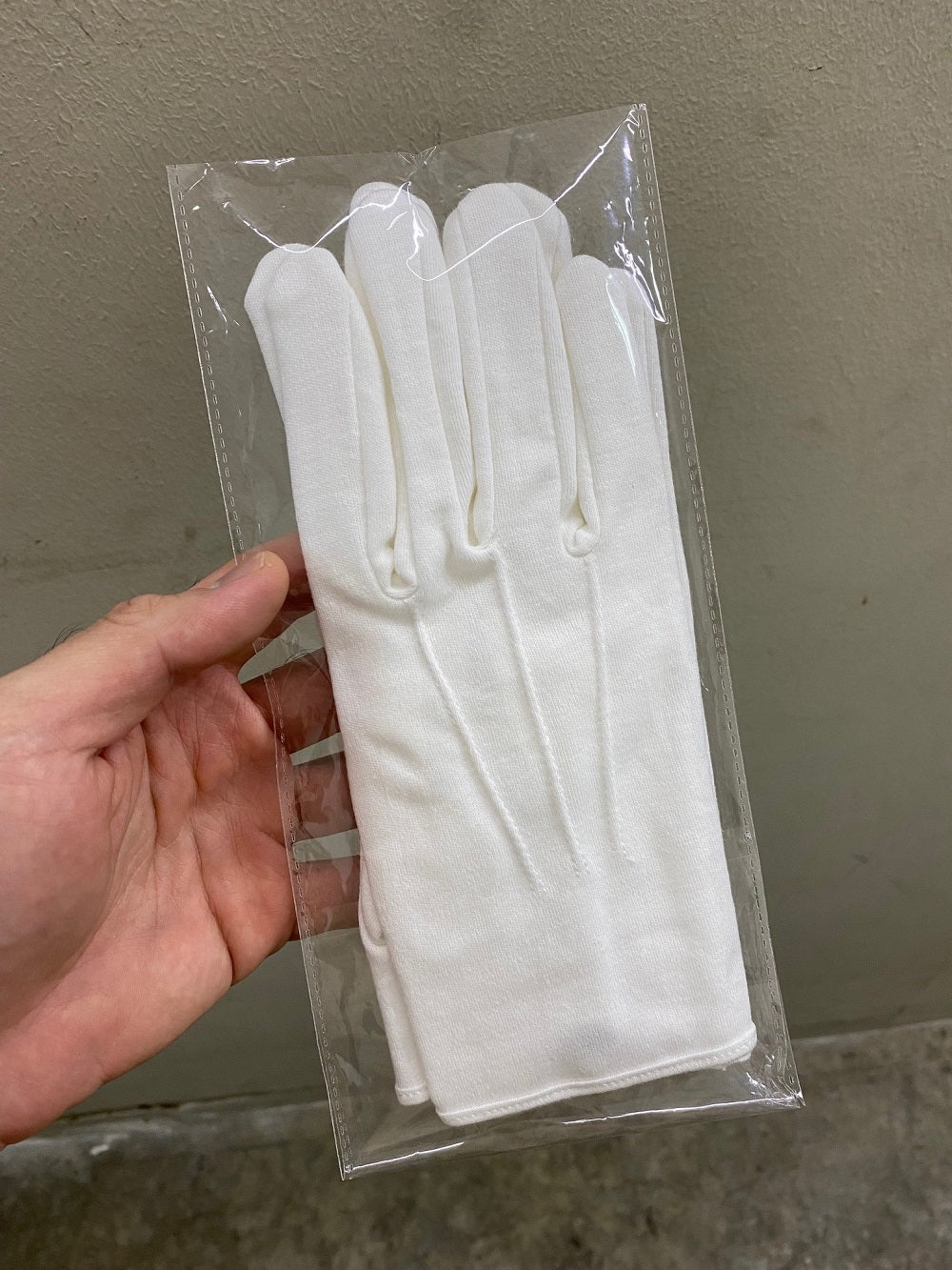 PREMIUM GRADE 100% COTTON WHITE PARADE GLOVES