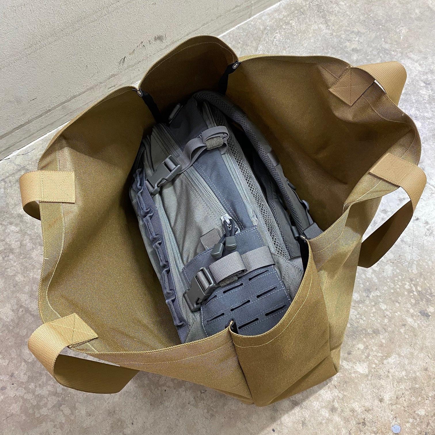 MIL-SPEC BIG BIG TOTE BAG - 1000 DENIER CORDURA (COYOTE)