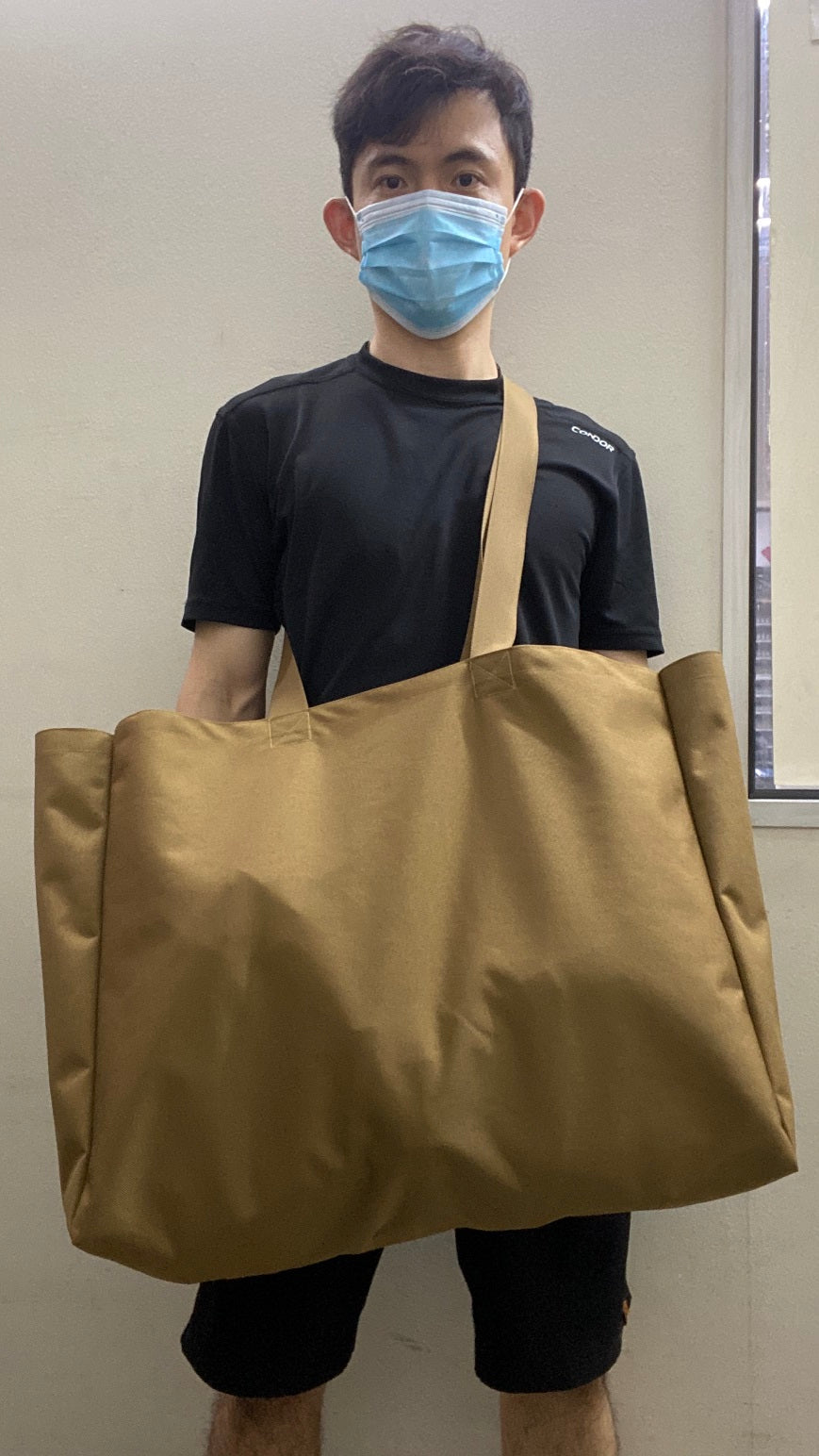 MIL-SPEC BIG BIG TOTE BAG - 500 DENIER NYLON FABRIC (GREEN TERRAIN)