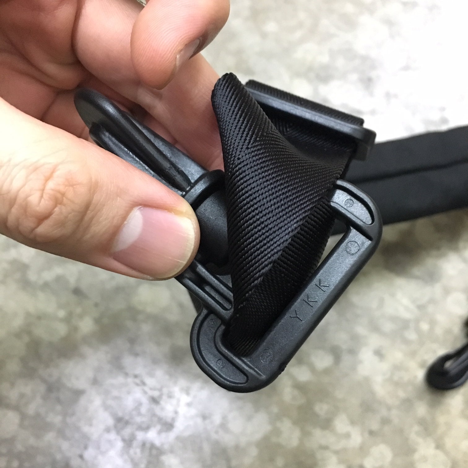 MIL-SPEC PADDED SHOULDER STRAP USING YKK SWIVEL HOOKS - STEEL GRAY