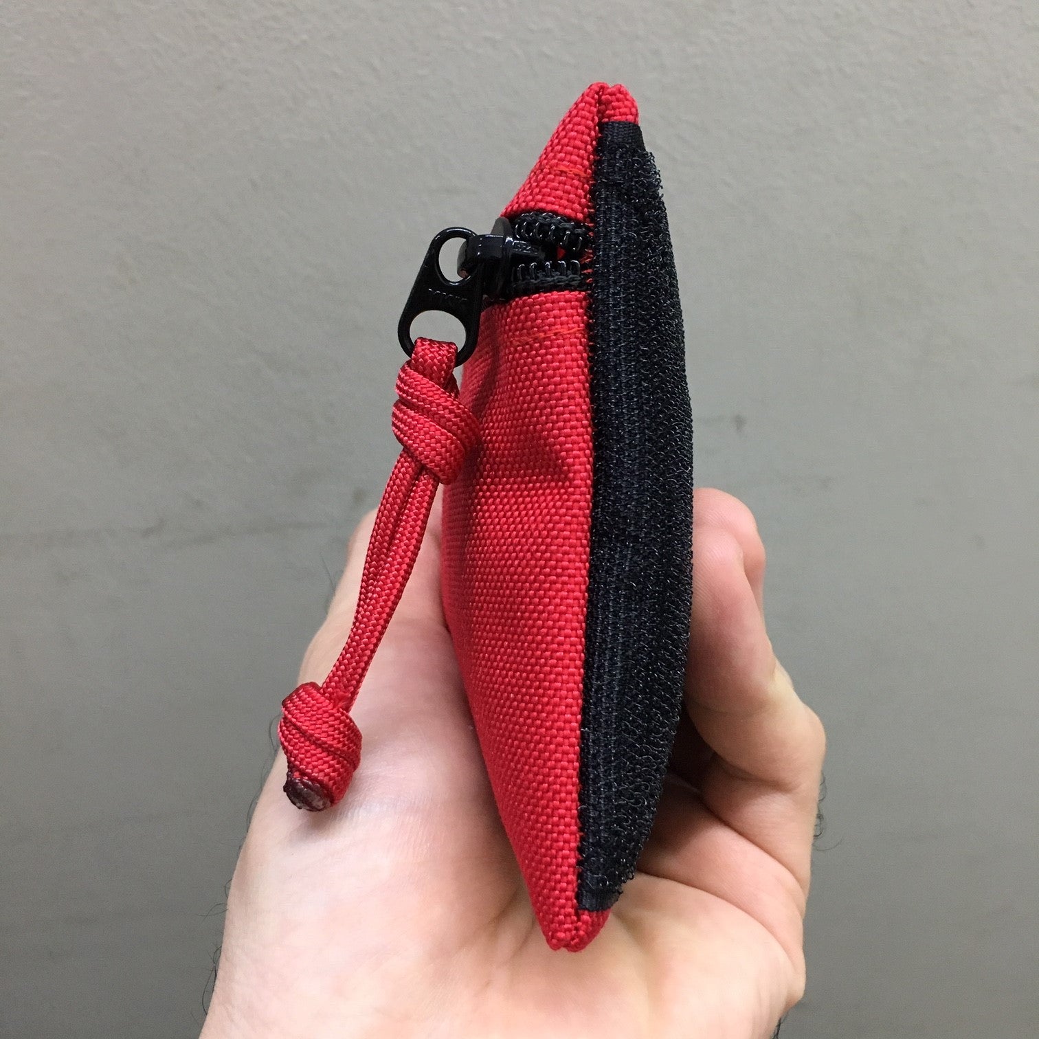 MIL-SPEC MINI EDC POUCH - HOOK SIDE VELCRO (RED)