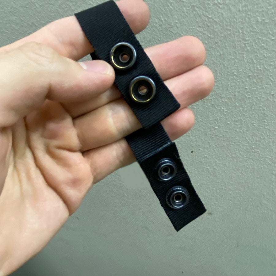 DOUBLE SNAP BUTTON NYLON WEBBING STRAP - 1 PIECE