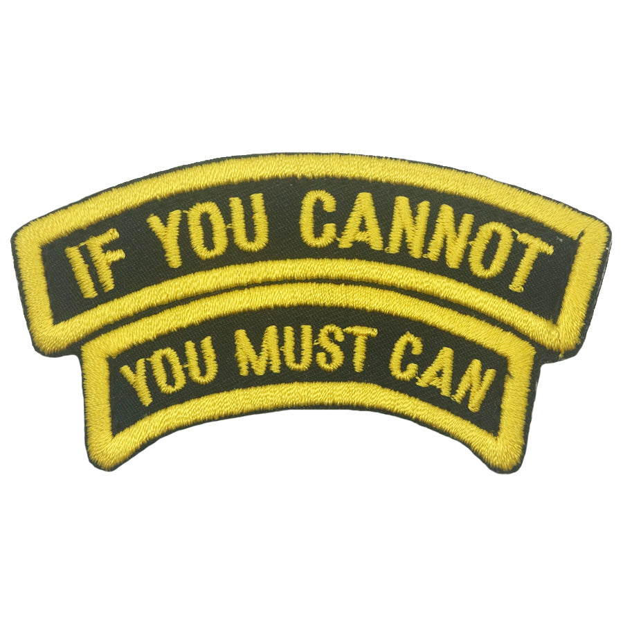 IF YOU CANNOT, YOU MUST CAN TAB - BLACK YELLOW
