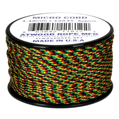 ATWOOD ROPE MFG MICRO CORD (125FT) - JAMAICAN ME CRAZY