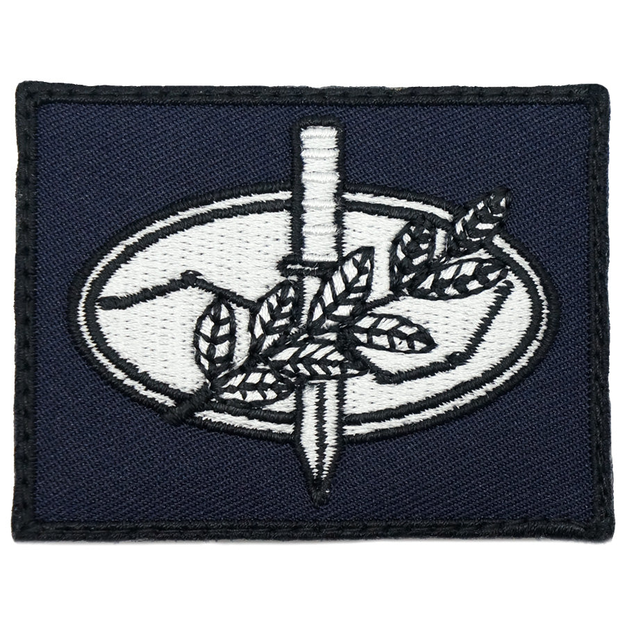 JUNGLE CONFIDENCE COURSE BADGE - NAVY WHITE
