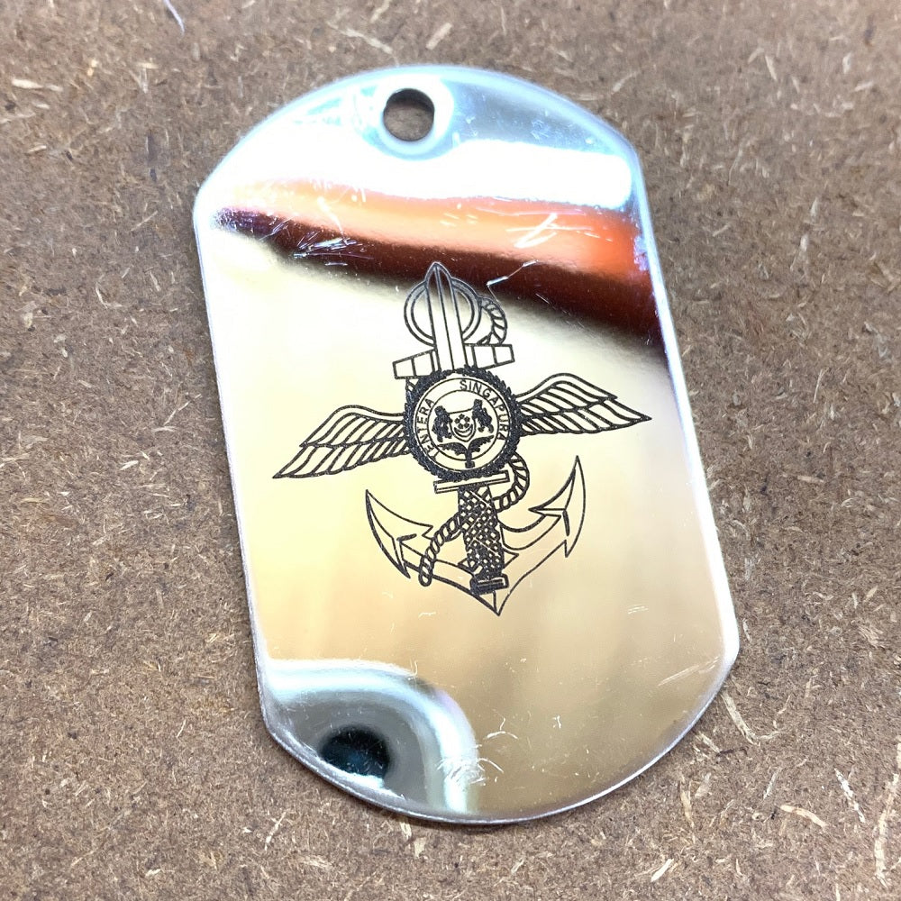LOGO DOG TAG - STAINLESS STEEL (JOINT STAFF)