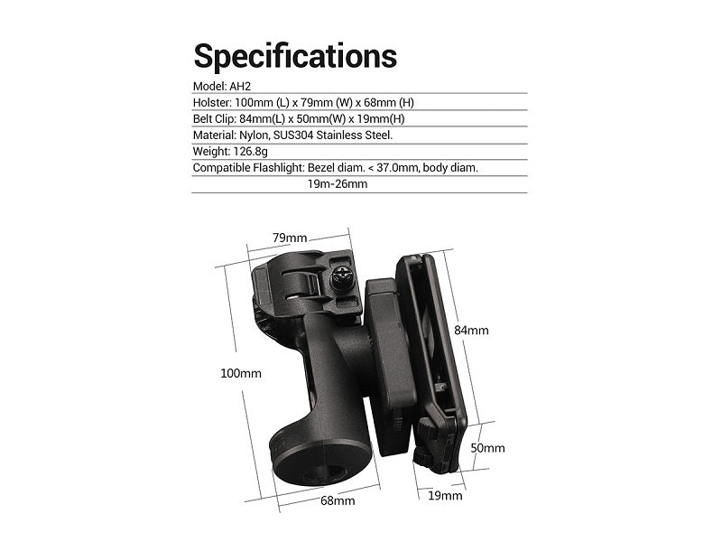 KLARUS AH2 RAPID DEPLOYMENT HOLSTER