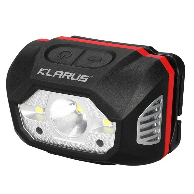 KLARUS HM1 SMART-SENSING RECHARGEABLE LED HEADLAMP - CREE XPG-3 - USES BUILT-IN 1800MAH LI-ION BATTERY PACK - 440 LUMENS