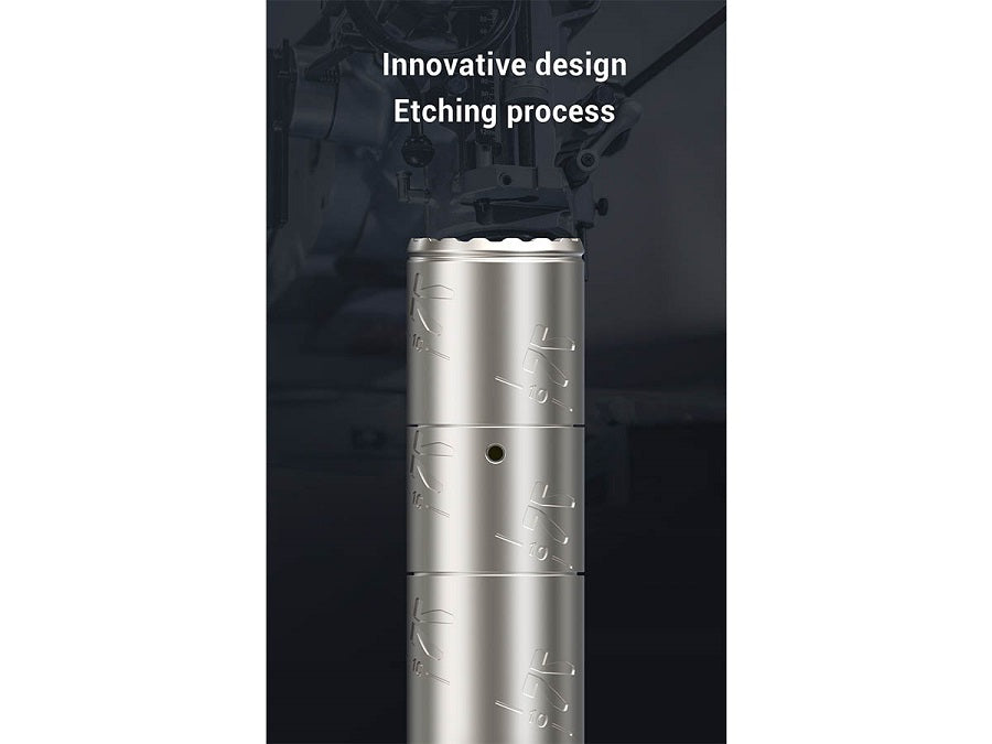 KLARUS K10 10TH ANNIVERSARY LED FLASHLIGHT - CREE XP-L HD V6 - 1200 LUMENS - TITANIUM (INCLUDES 1 X 16340)