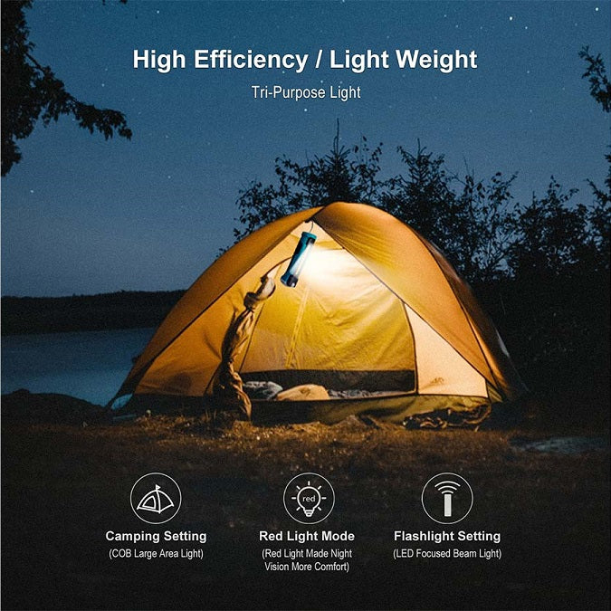 KLARUS WL1 WORK LIGHT - USES BUILT-IN 3.7V 2000MAH LI-ION BATTERY PACK - 550 LUMENS