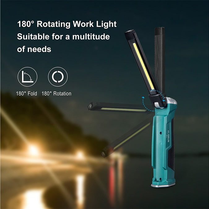 KLARUS WL1 WORK LIGHT - USES BUILT-IN 3.7V 2000MAH LI-ION BATTERY PACK - 550 LUMENS