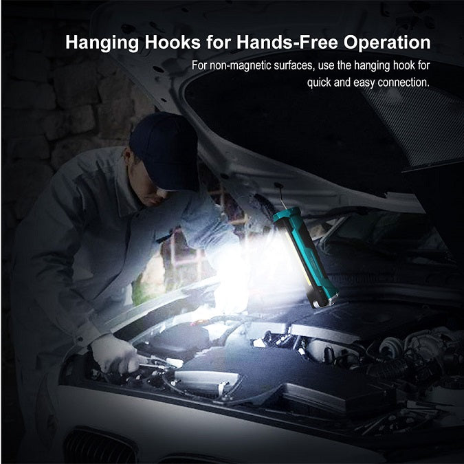 KLARUS WL1 WORK LIGHT - USES BUILT-IN 3.7V 2000MAH LI-ION BATTERY PACK - 550 LUMENS