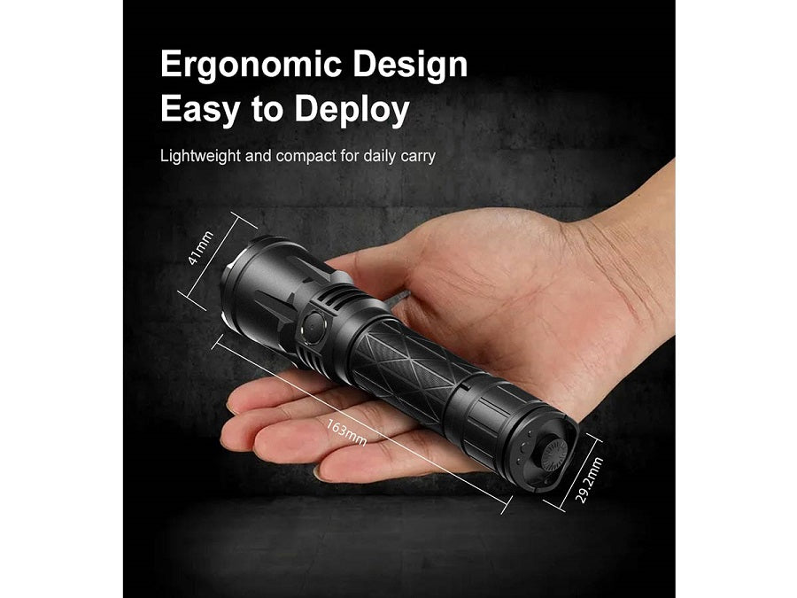 KLARUS XT21X PRO RECHARGEABLE LED FLASHLIGHT - CREE XHP70.2 - 4400 LUMENS - INCLUDES 1 X 21700