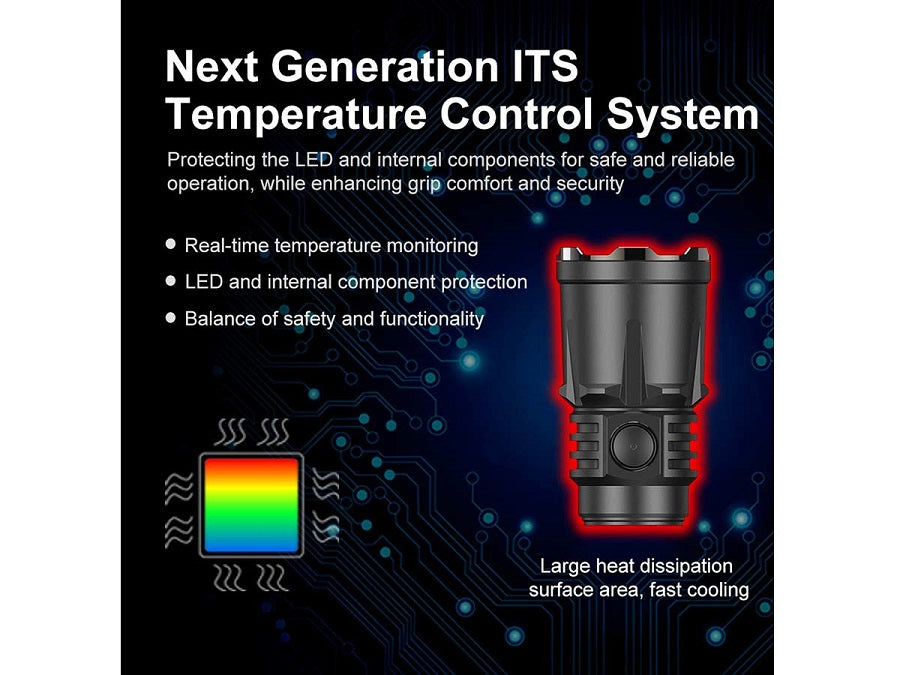 KLARUS XT21X PRO RECHARGEABLE LED FLASHLIGHT - CREE XHP70.2 - 4400 LUMENS - INCLUDES 1 X 21700