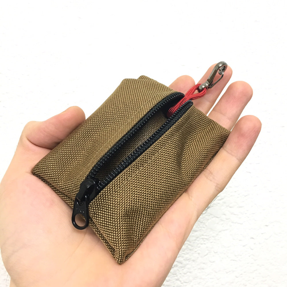MIL-SPEC KEY WALLET WITH CARD POCKET - 1000 DENIER CORDURA (COYOTE)