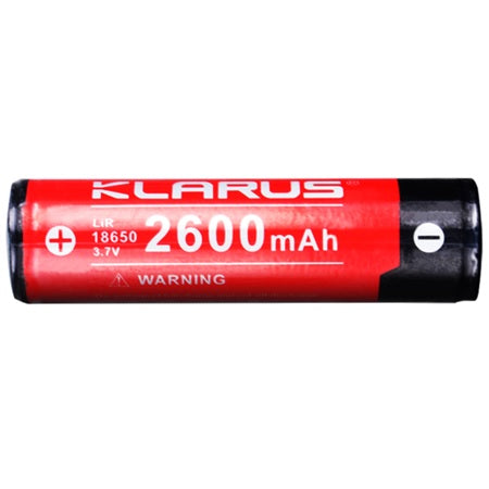 KLARUS 18650 2600mAh 3.7V BATTERY